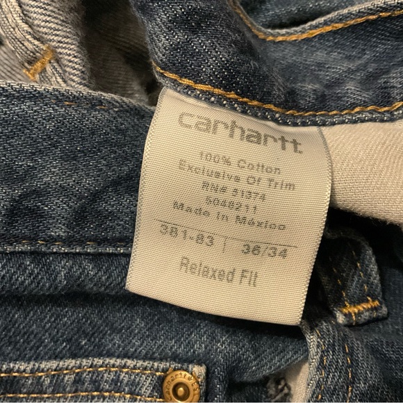 Men’s Carhartt Rooney Zipper 🪰 Jeans! - Picture 7 of 15